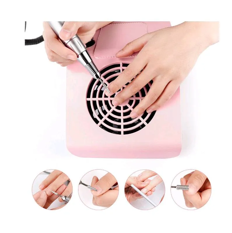 Extractor de polvo de uñas Manicure