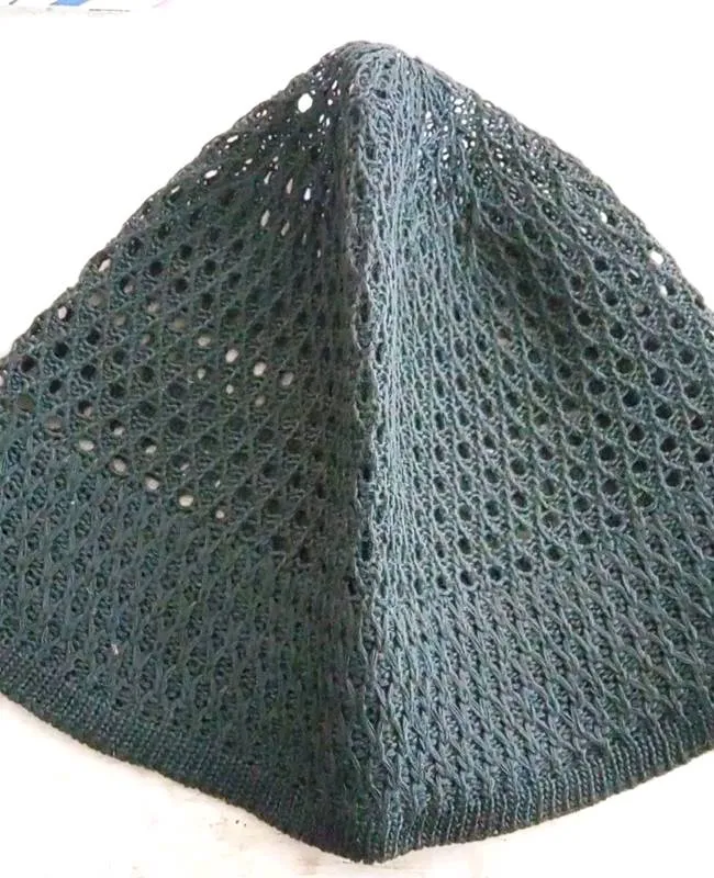 Sombrero Crochet Negro