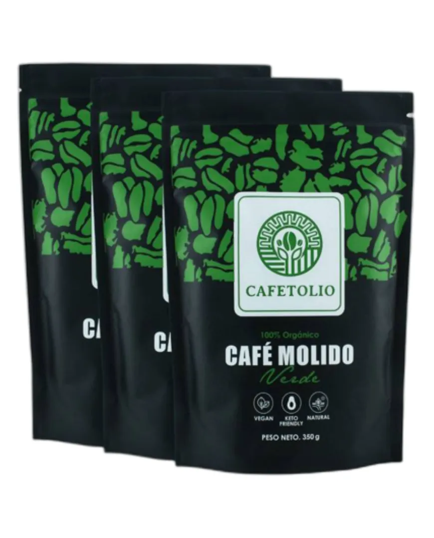 Café Molido Verde x 350 grs (Pack 3x2)