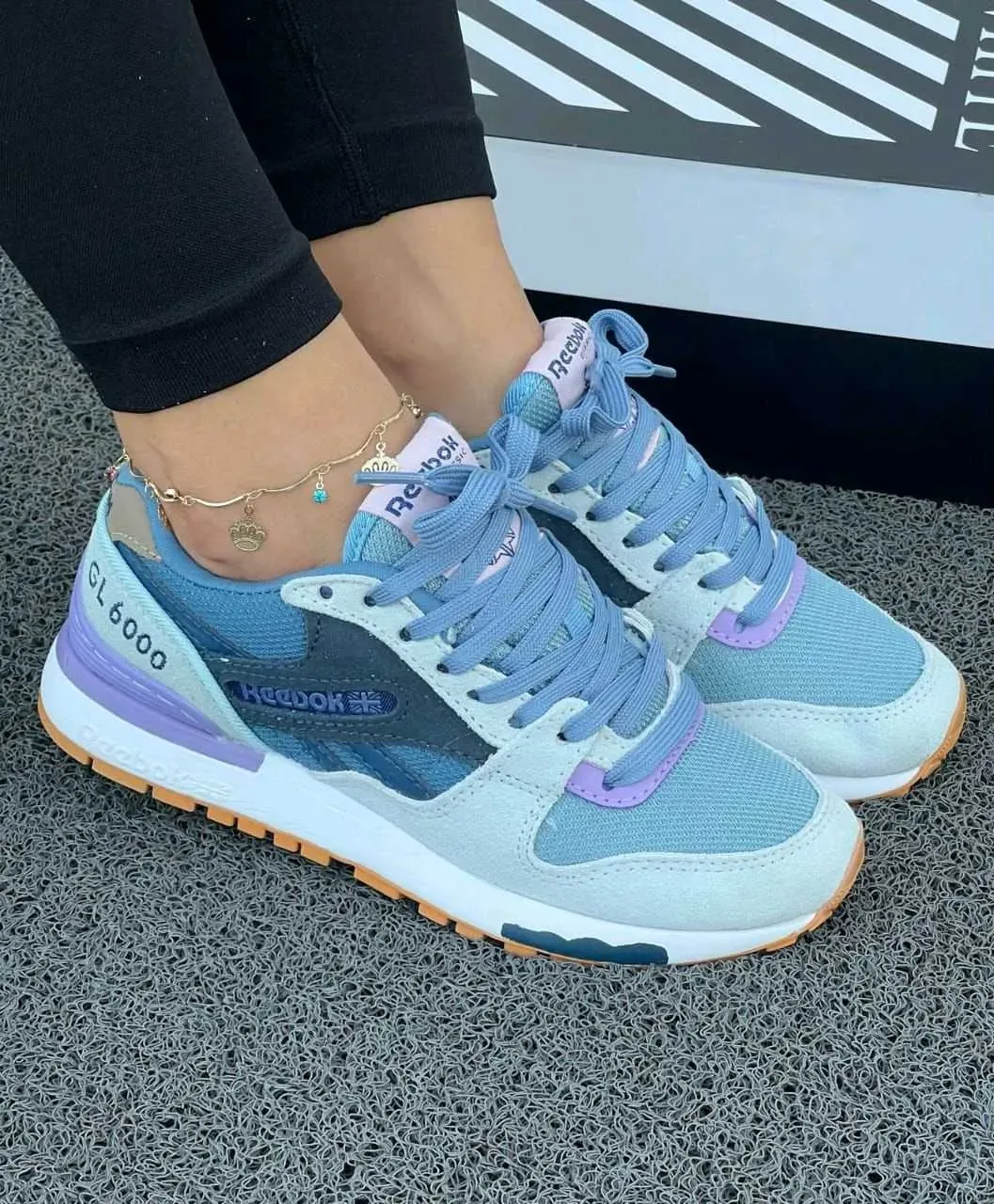Gl 6000 Zapatillas Reebok Azules Mujer Zapatillas Deportivas