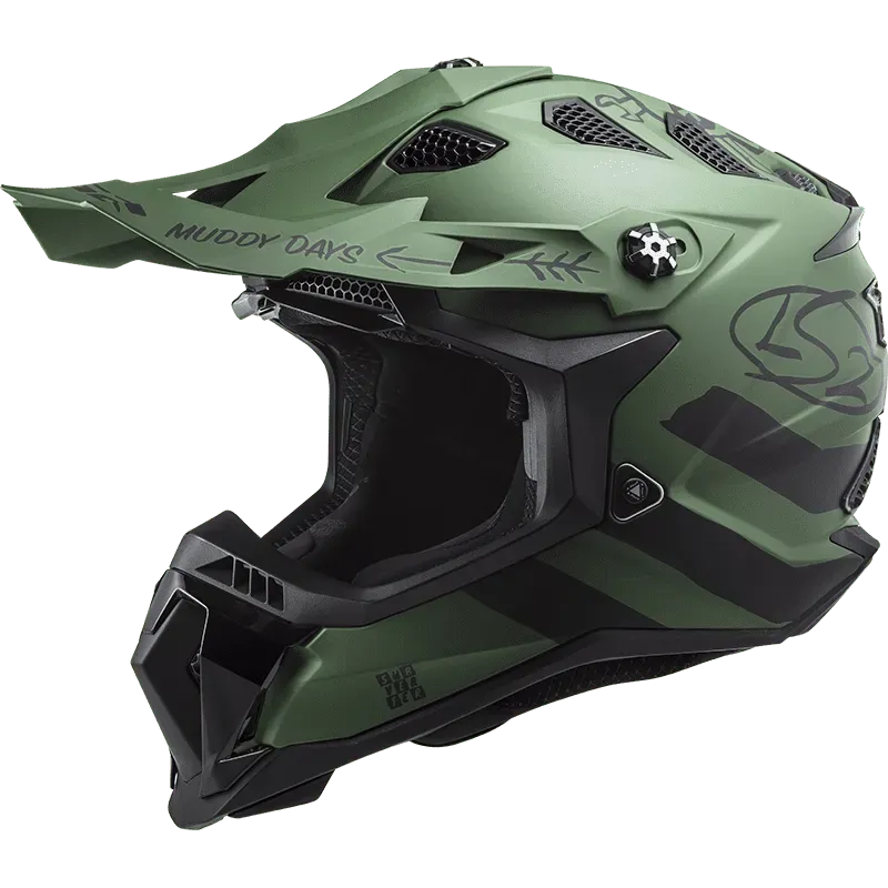 CASCO CROSS-ENDURO LS2 MX700 SUBVERTER EVO CARGO MATT MILITARY