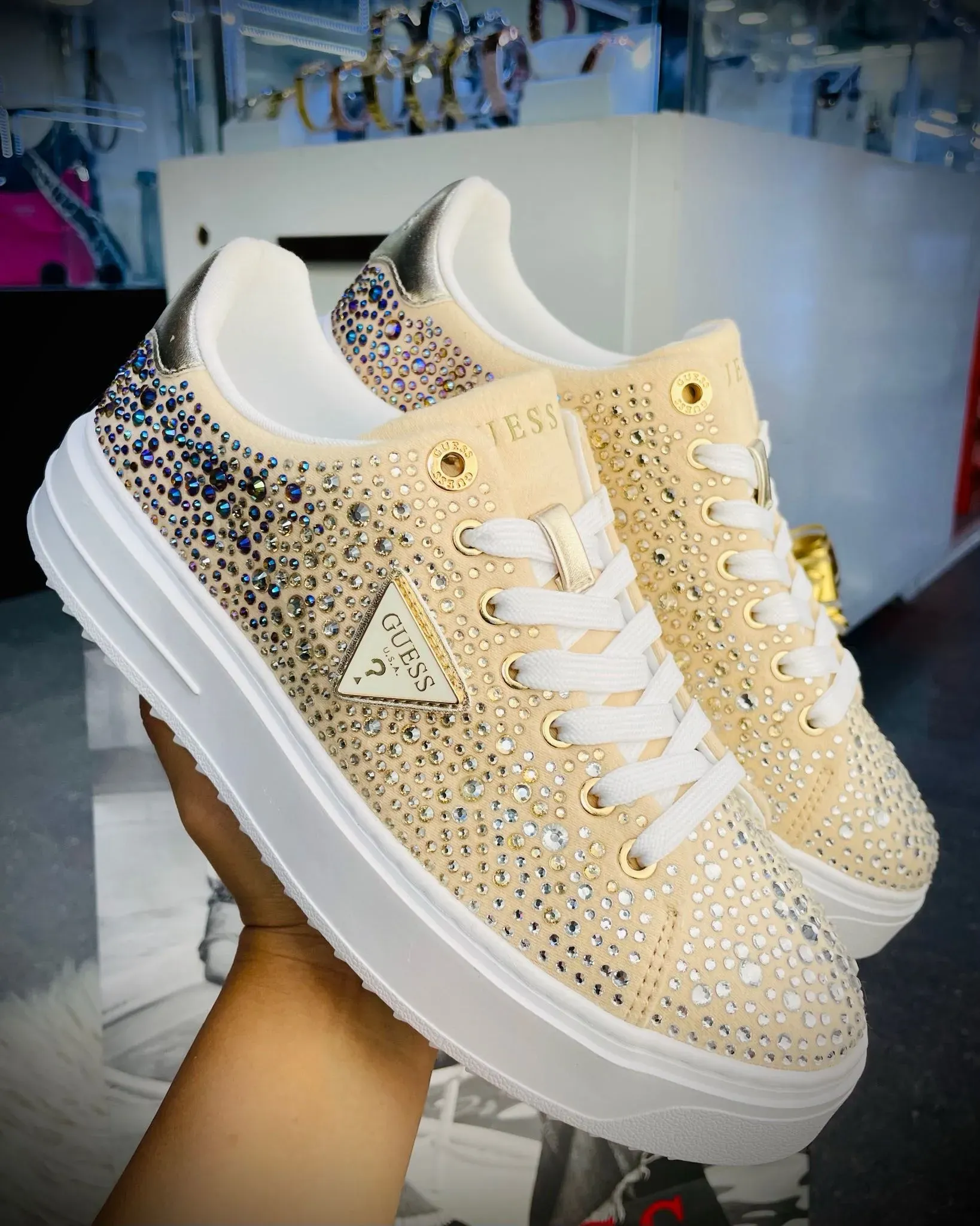 Zapatilla Guesss Zapatillas Deportivas Guess Mujer Tenis Guess