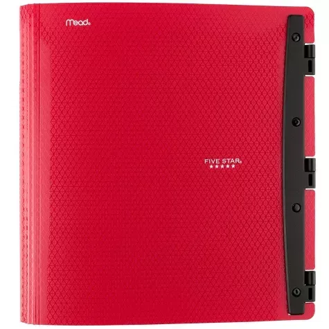 binder, mailbag, notebook