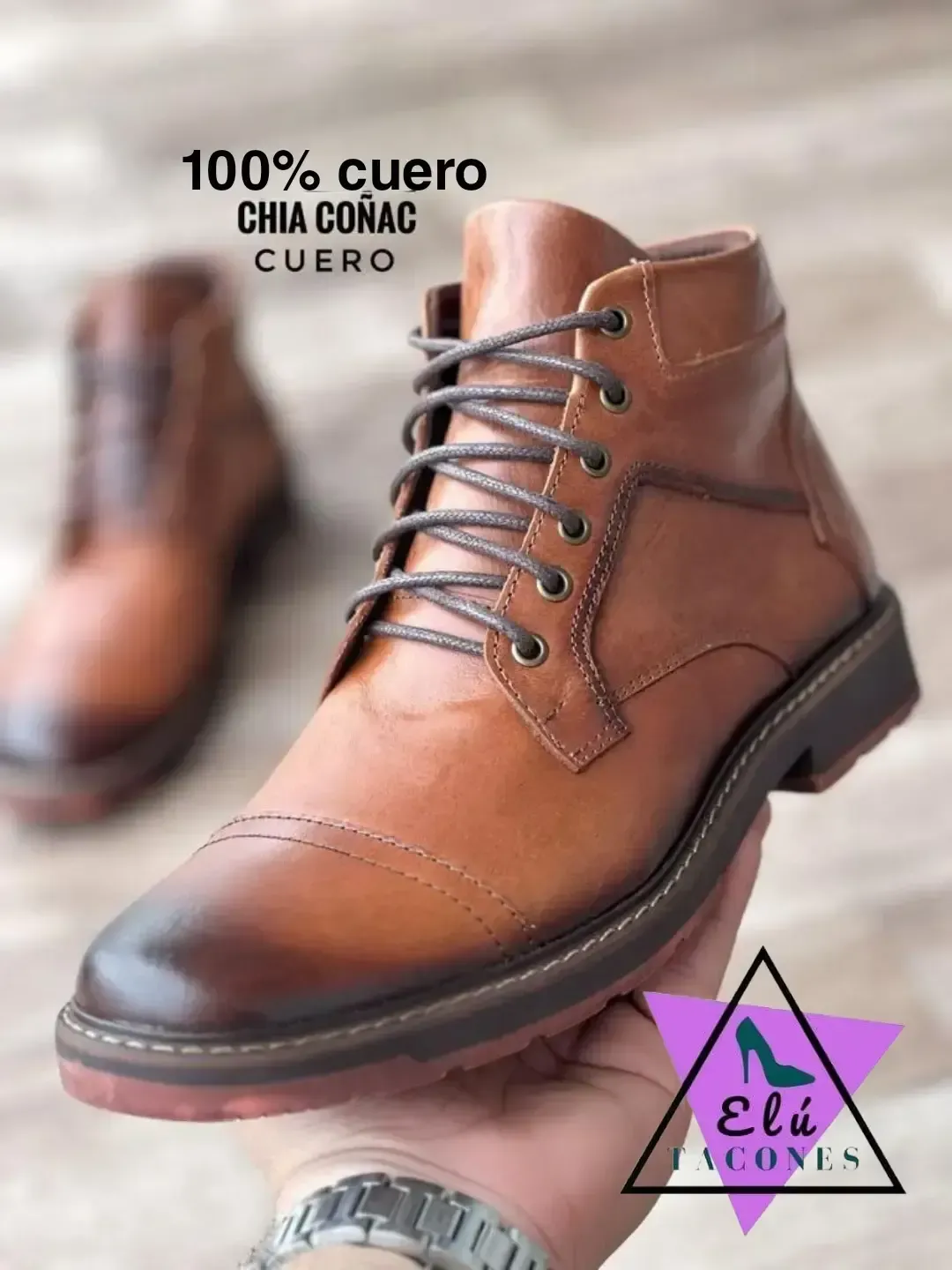 Botines Casuales en Cuero para Caballeros en Distrito