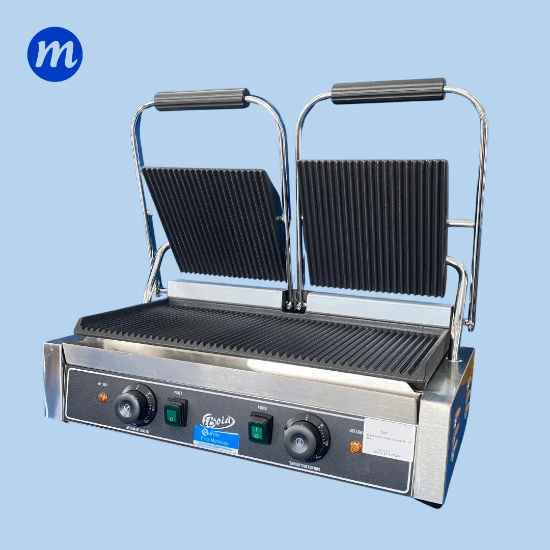 SANDWICHERA PANINI 2 BANDEJAS 110V BOIA