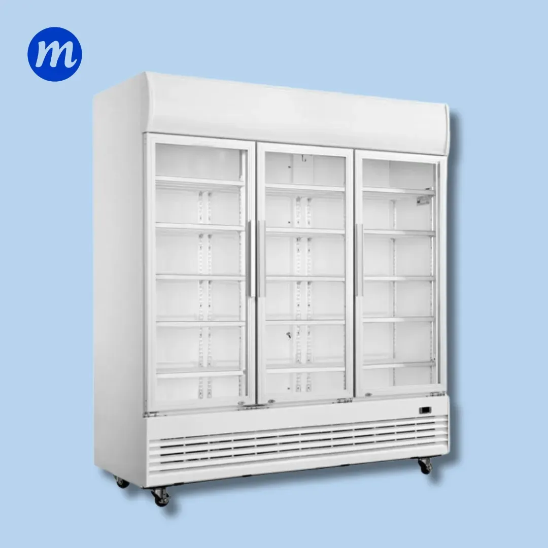 VITRINA 3 PUERTAS BATIENTES 900L 110V SENZANI