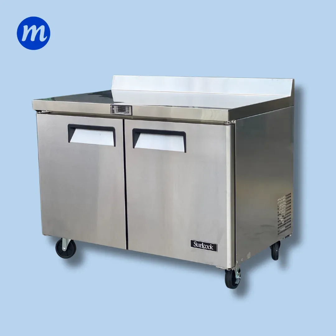 MESA DE TRABAJO EN A/I REFRIGERADA CON TOPE 1,20MT 110V STARKOOK