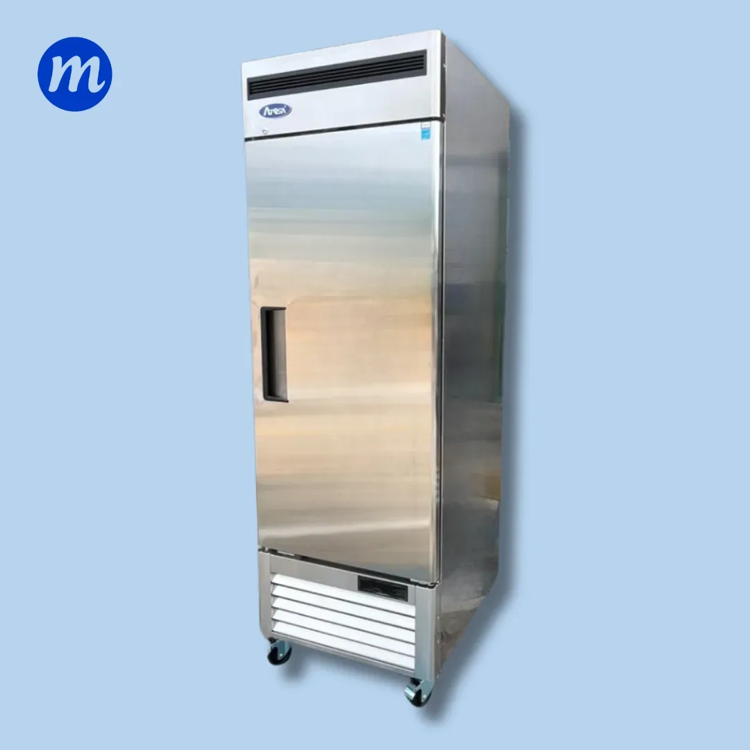 CONGELADOR VERTICAL 1 PUERTA EN ACERO 540L UNIDAD 1/2 HP 110V ATOSA