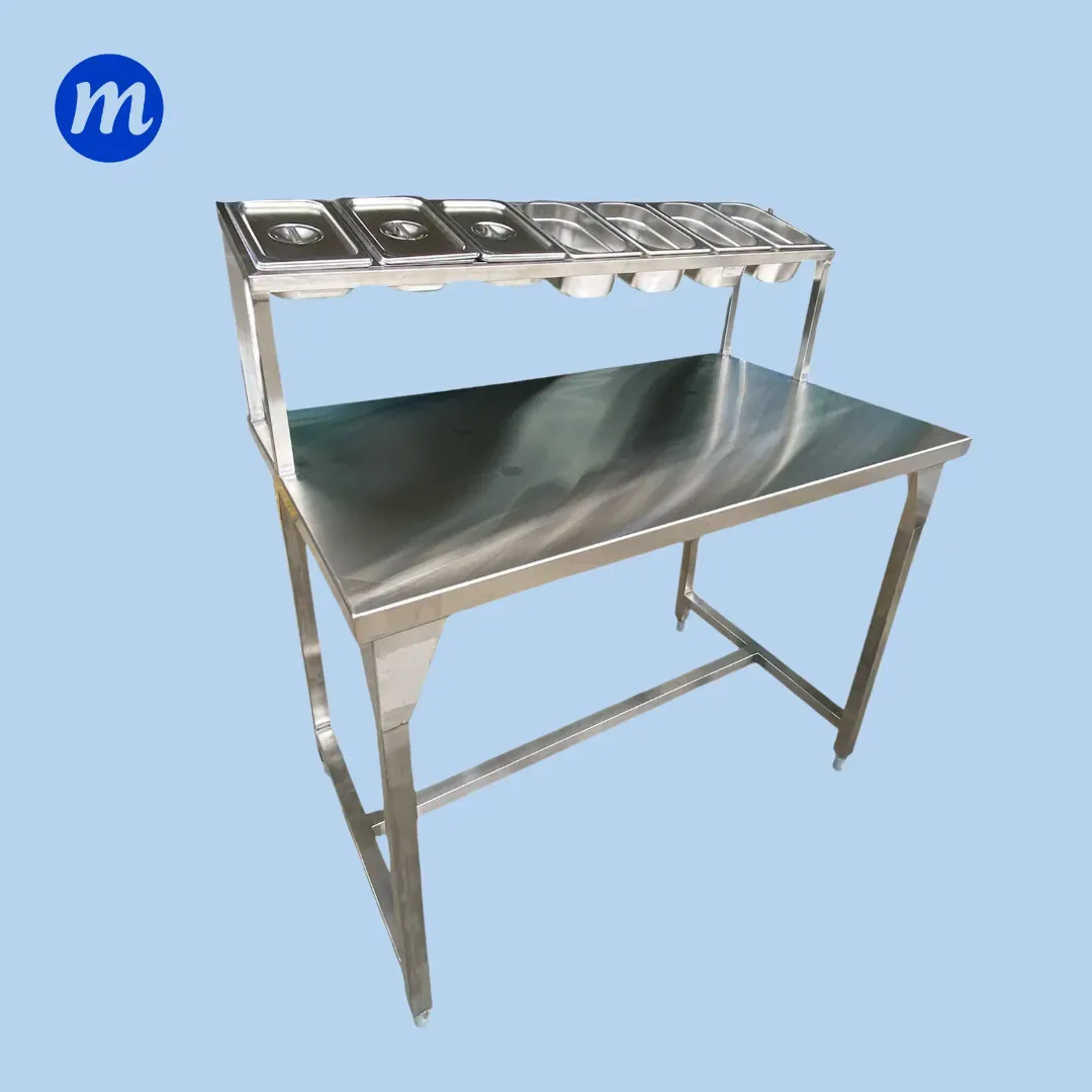 MESA SOLO TOPE CON PORTA BANDEJA DE 1.20MT