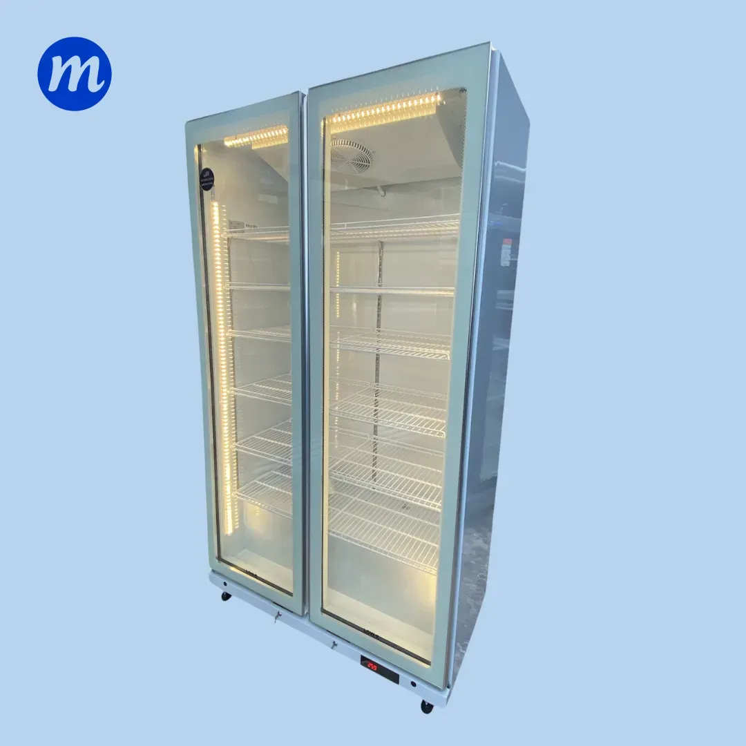 VITRINA 2 PUERTAS BATIENTES 710L UNIDAD 1/3 HP 110V 2P-715LB BLANCA