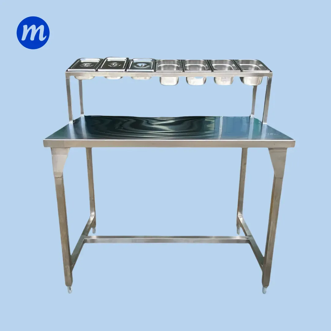 MESA SOLO TOPE CON PORTA BANDEJA DE 1.20MT