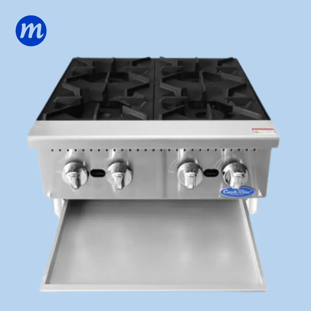 COCINA 4 HORNILLAS DE MESA EN A/I ATOSA