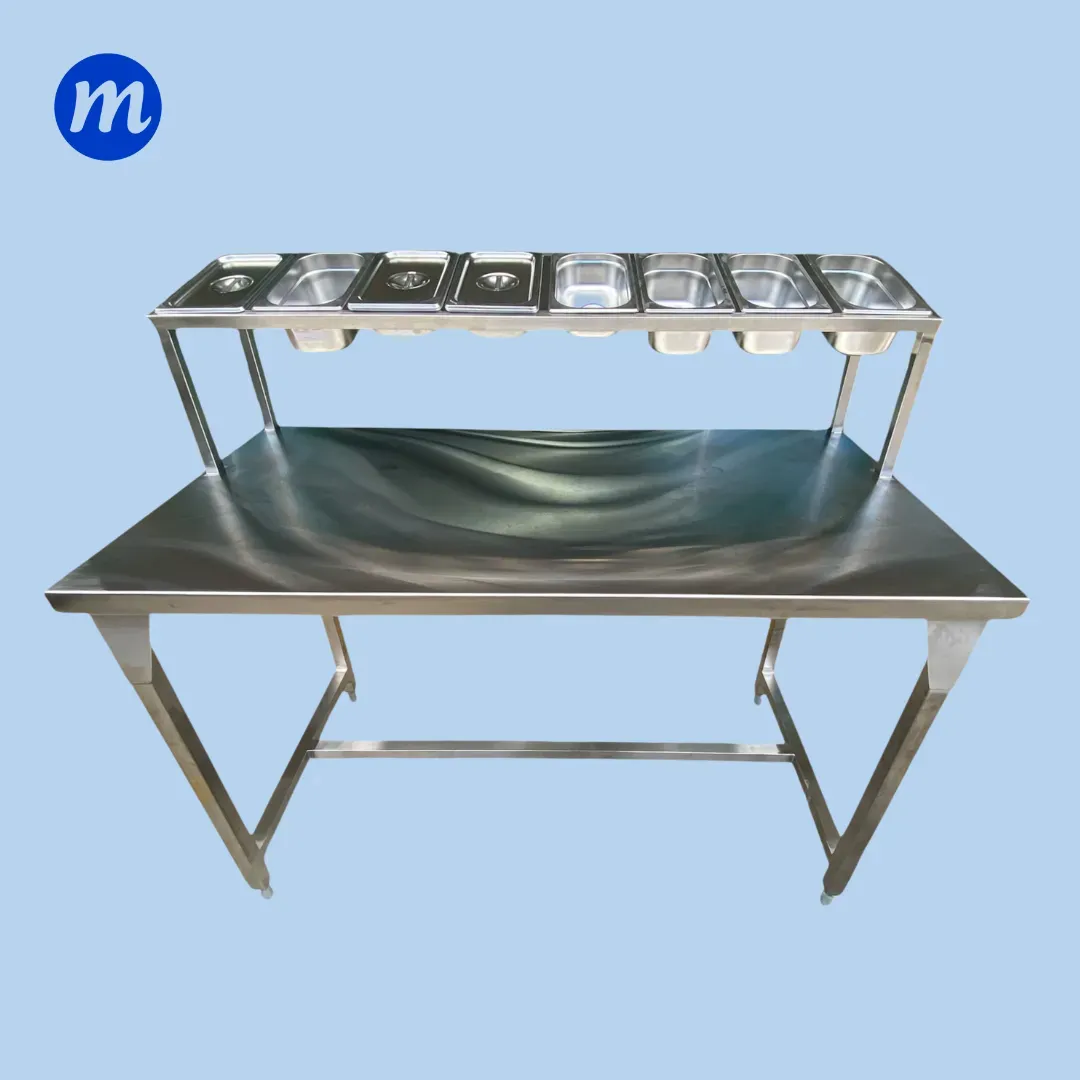 MESA SOLO TOPE CON PORTA BANDEJA DE 1.40MT