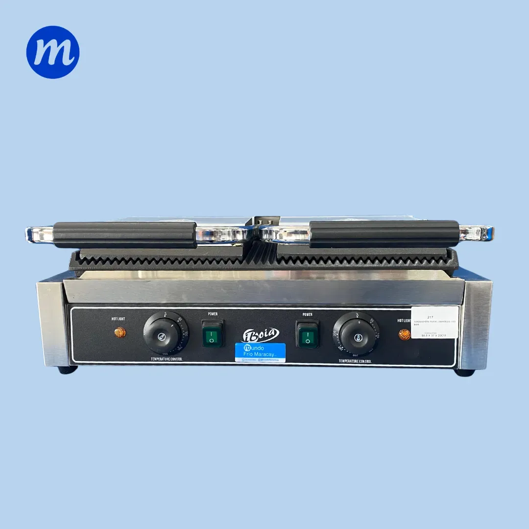 SANDWICHERA PANINI 2 BANDEJAS 110V BOIA