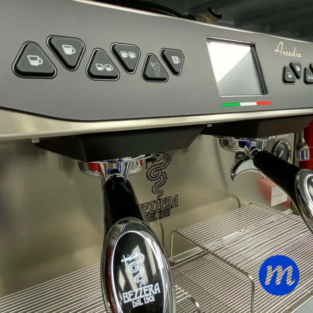 MAQUINA DE CAFE 2 GRUPOS ARCADIA VERDE 11 LITROS 220V BEZZERA