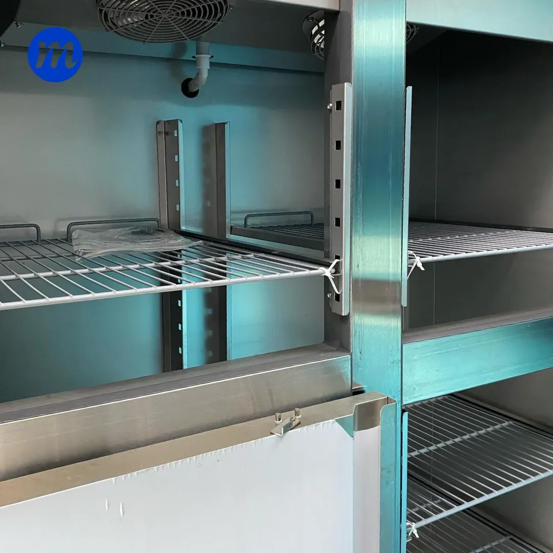 CONGELADOR VERTICAL 4 PUERTAS EN ACERO 1200L 110V SNZFREZ2 SENZANI