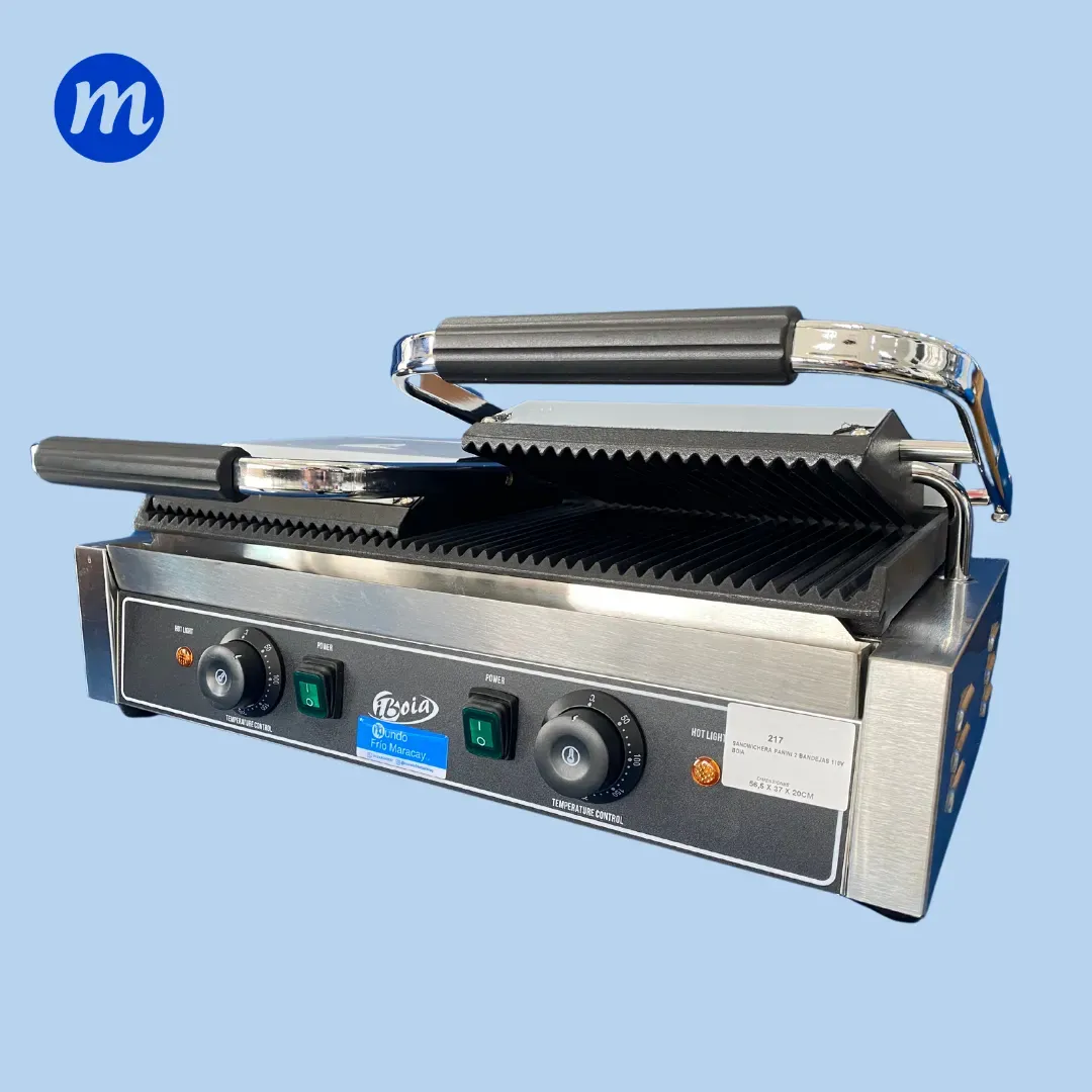 SANDWICHERA PANINI 2 BANDEJAS 110V BOIA