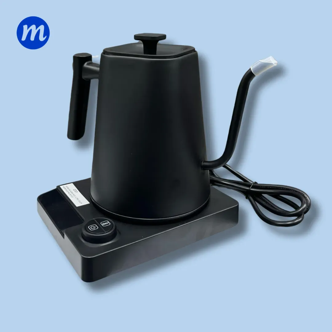 TETERA EN ACERO INOX 1 LITRO COLOR NEGRA ELECTRIC KETTLE