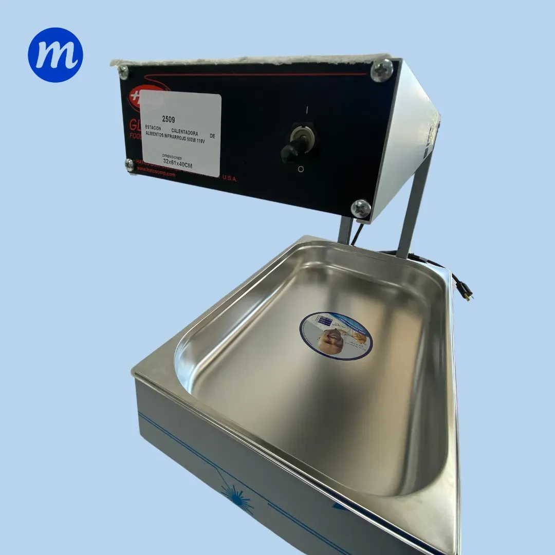 ESTACION CALENTADORA DE ALIMENTOS INFRARROJO 500W 110V