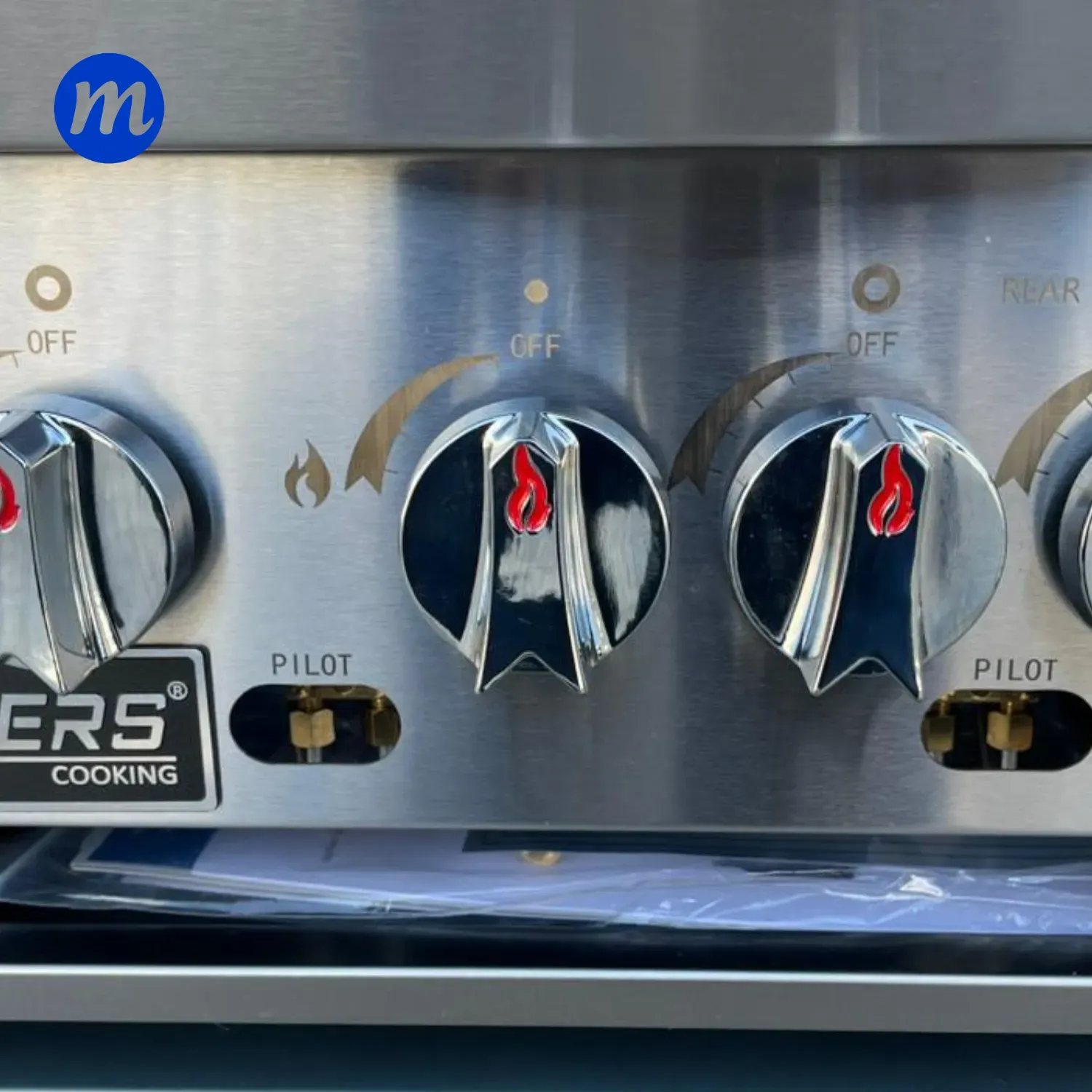 FOGON REVERVERO 2 QUEMADORES 160.000 BTU DUKERS