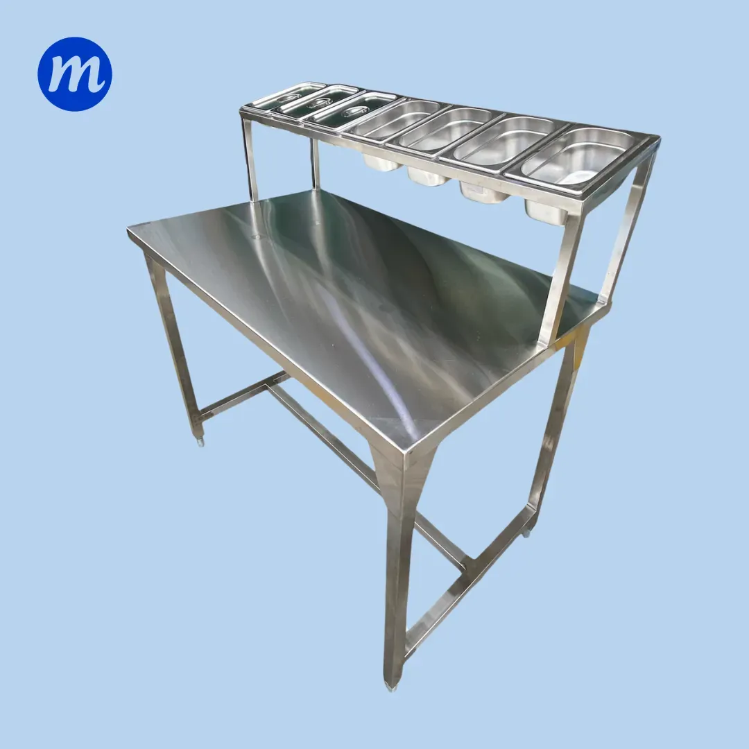 MESA SOLO TOPE CON PORTA BANDEJA DE 1.20MT