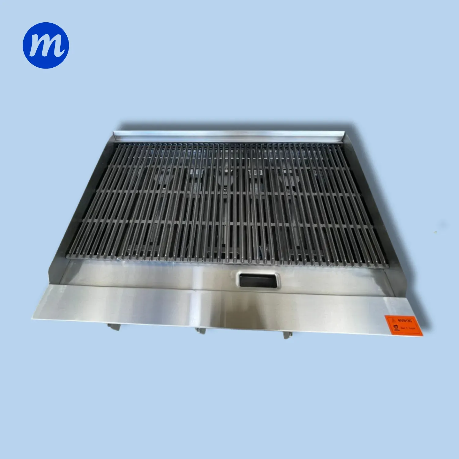 PARRILLERA GRELL 36" A GAS 3 QUEMADORES DUKERS