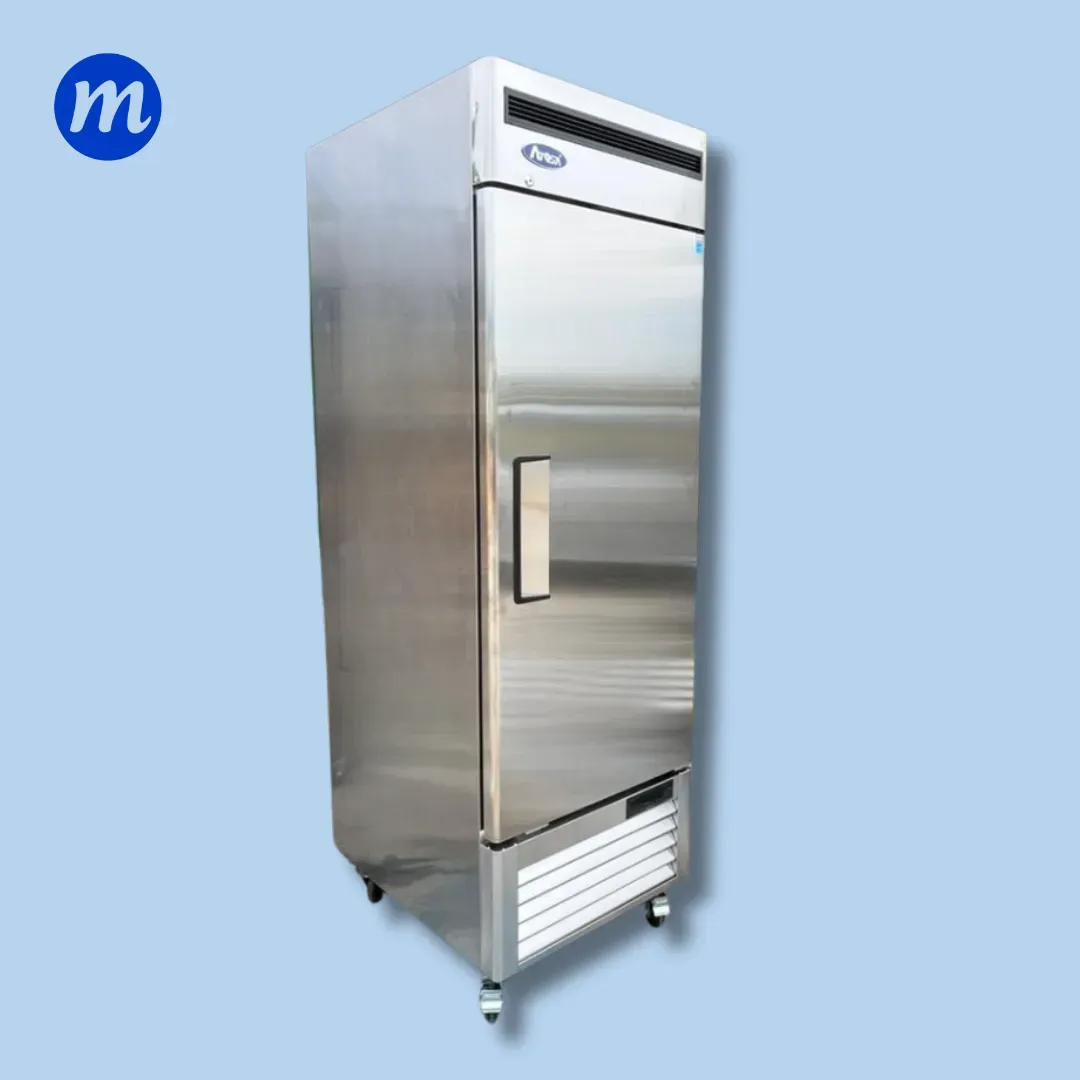 CONGELADOR VERTICAL 1 PUERTA EN ACERO 540L UNIDAD 1/2 HP 110V ATOSA