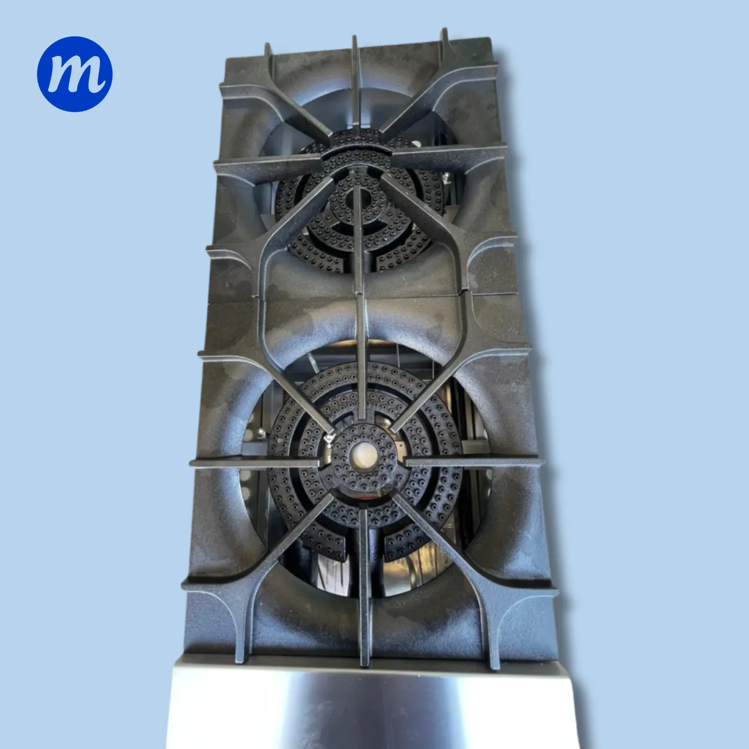 FOGON REVERVERO 2 QUEMADORES 160.000 BTU DUKERS