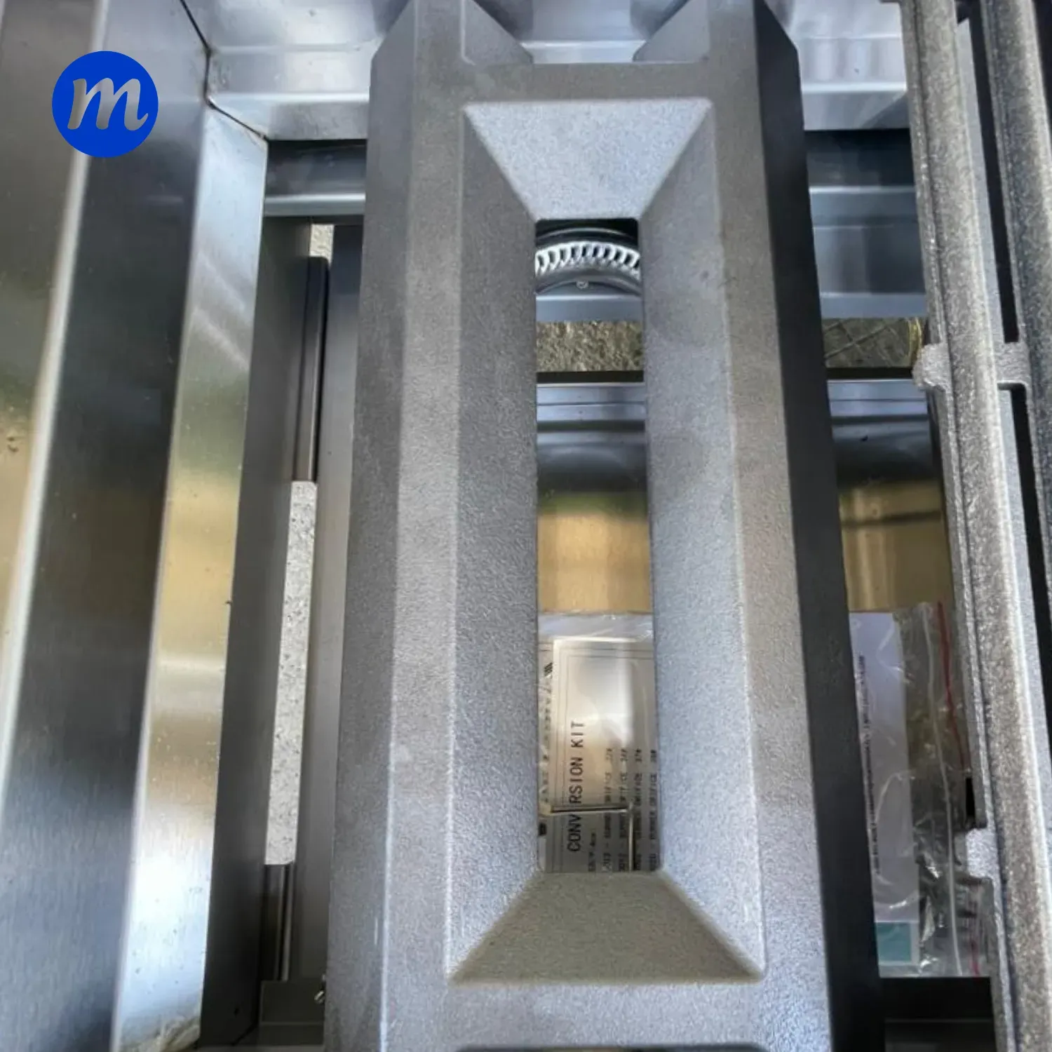 PARRILLERA GRELL 36" A GAS 3 QUEMADORES DUKERS