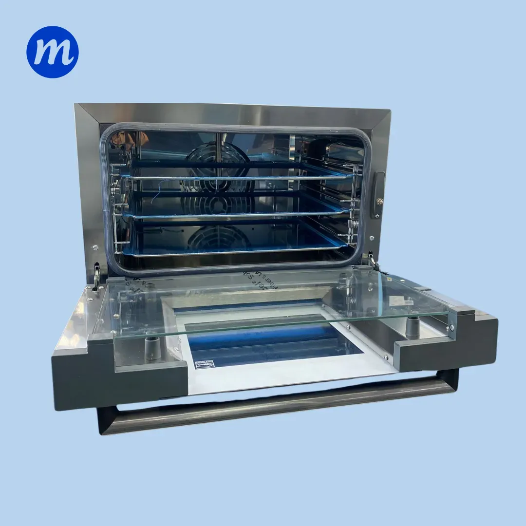 HORNO DE CONVECCION STEFANIA LED ELEC. 220V 3 BANDEJAS 46x33CM UNOX