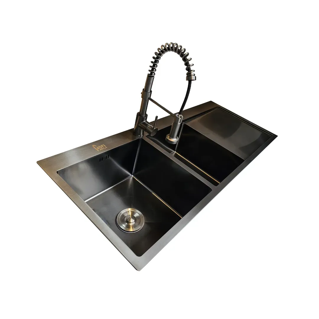 CMB0106 COMBO FREGADERO FIORI 120X50 + GRIF MARSILIANA GUM METAL (GPL0192+GPL0780)