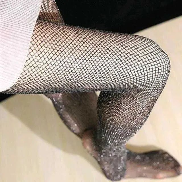 MEDIA MALLA PANTALÓN BRILLOS