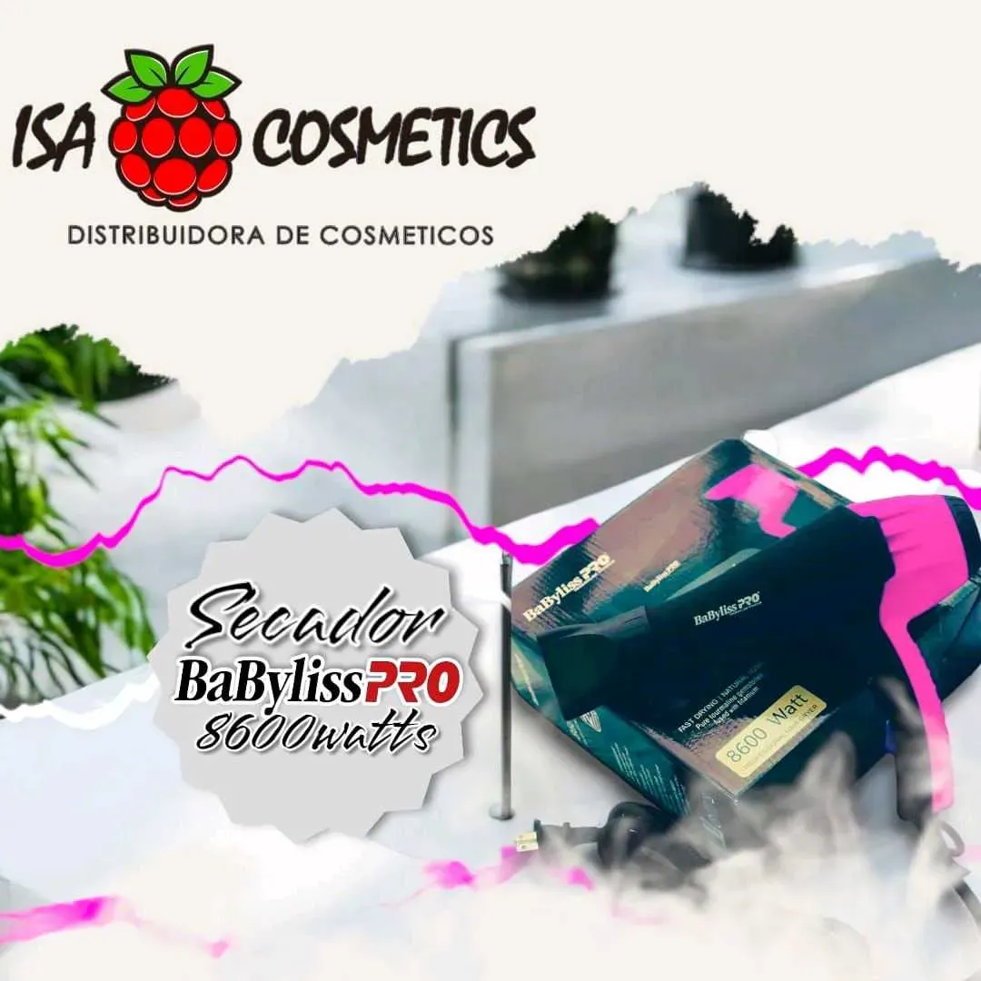 Secadora BABYLISSPRO rosada 8600watts - Main Image