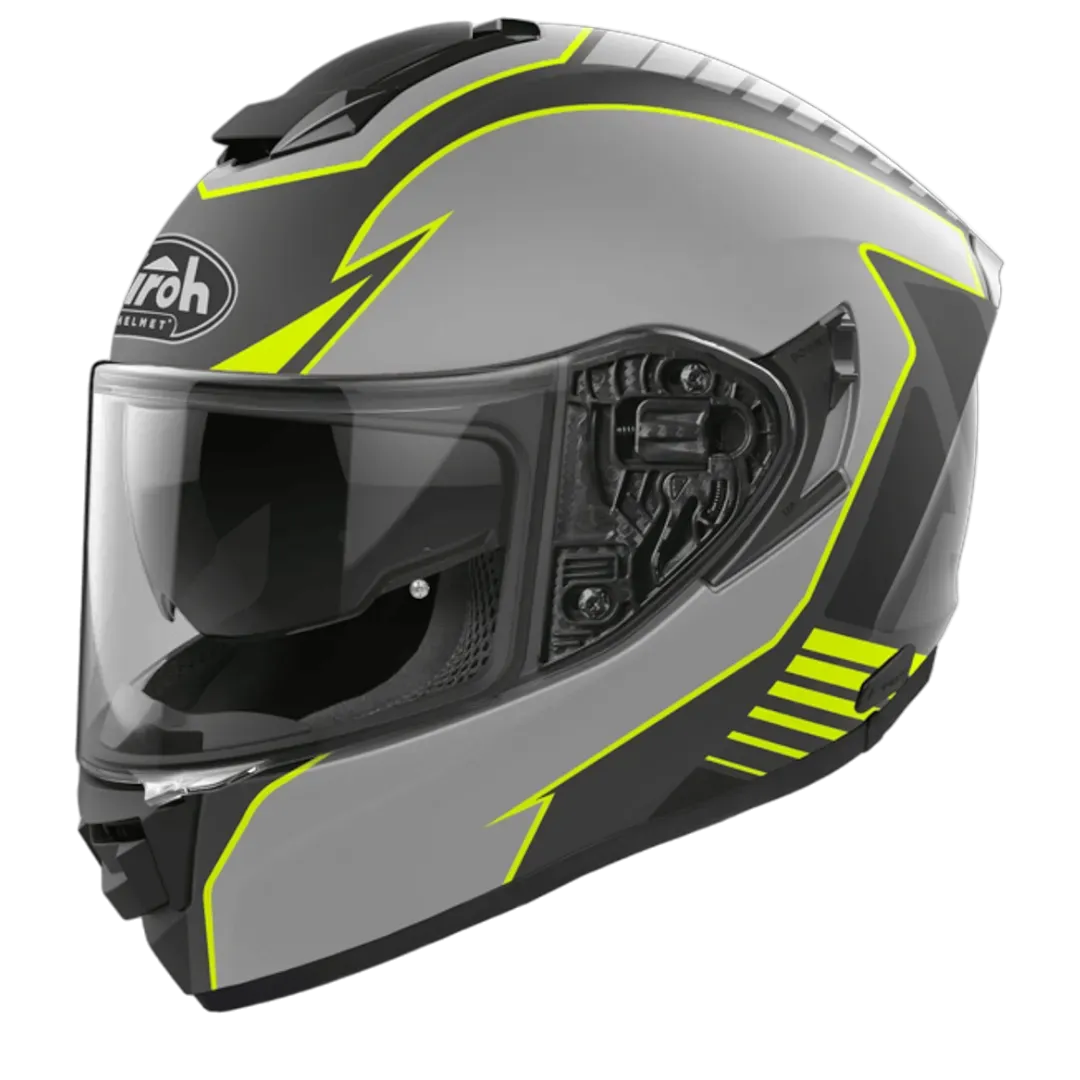 CASCO INTEGRAL AIROH ST.501 TYPE YELLOW MATT