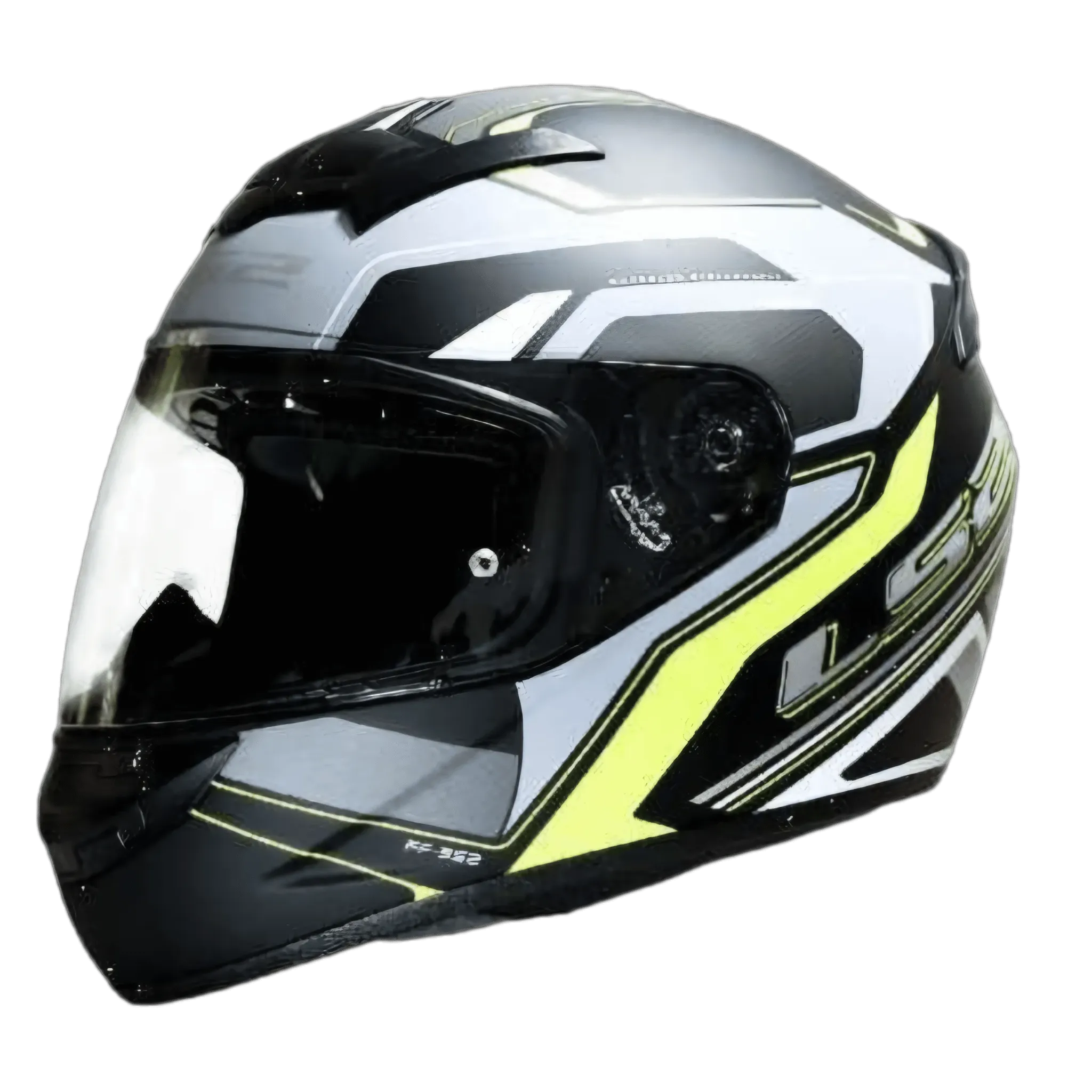 CASCO INTEGRAL LS2 FF352 ROOKIE DYNAMIC MATT BLACK YELLOW