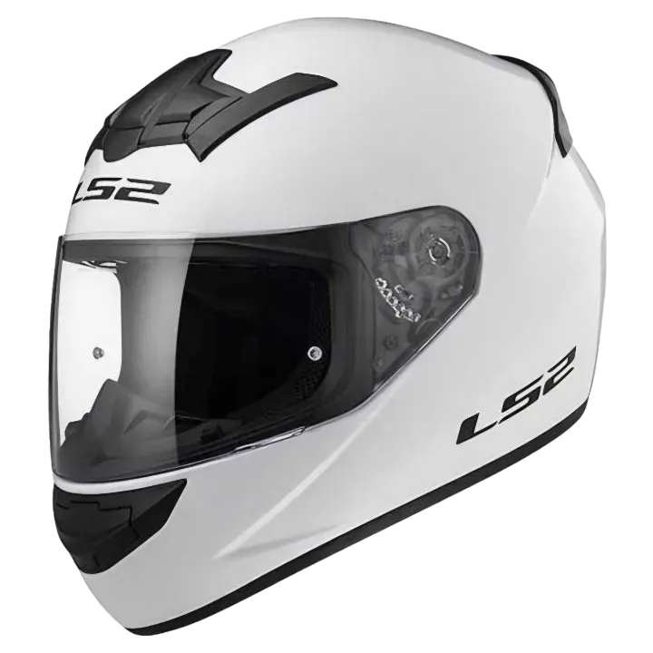 CASCO INTEGRAL LS2 FF352 ROOKIE SINGLE MONO GLOSS WHITE