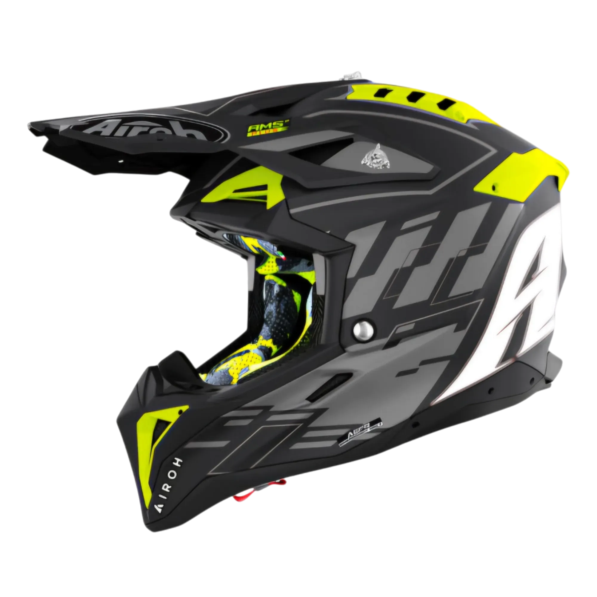 CASCO CROSS-ENDURO AIROH AVIATOR 3 RAMPAGE BLACK MATT