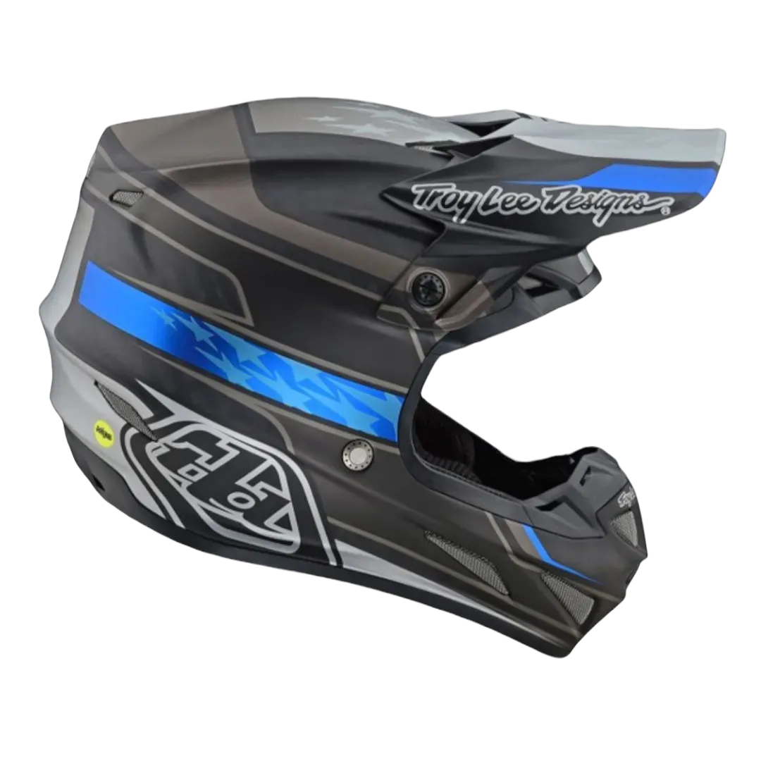 CASCO CROSS-ENDURO TLD SE4 CARBON SPEED BLACK GRAY
