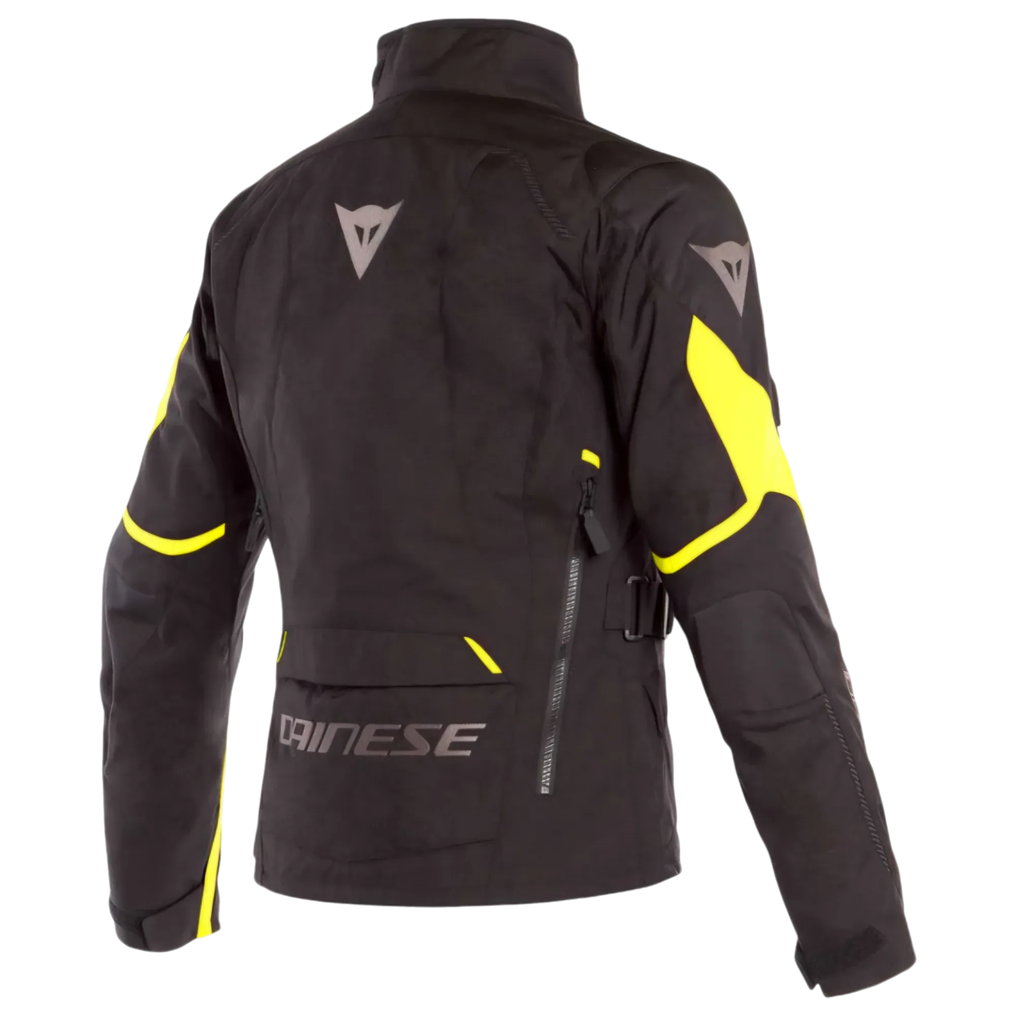 CHOMPA DAINESE TEMPEST 2 D-DRY BLACK BLACK FLUO YELLOW