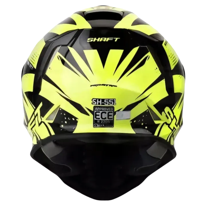 CASCO INTEGRAL SHAFT 551 PRIMITIVE GLOSS NEON YELLOW BLACK