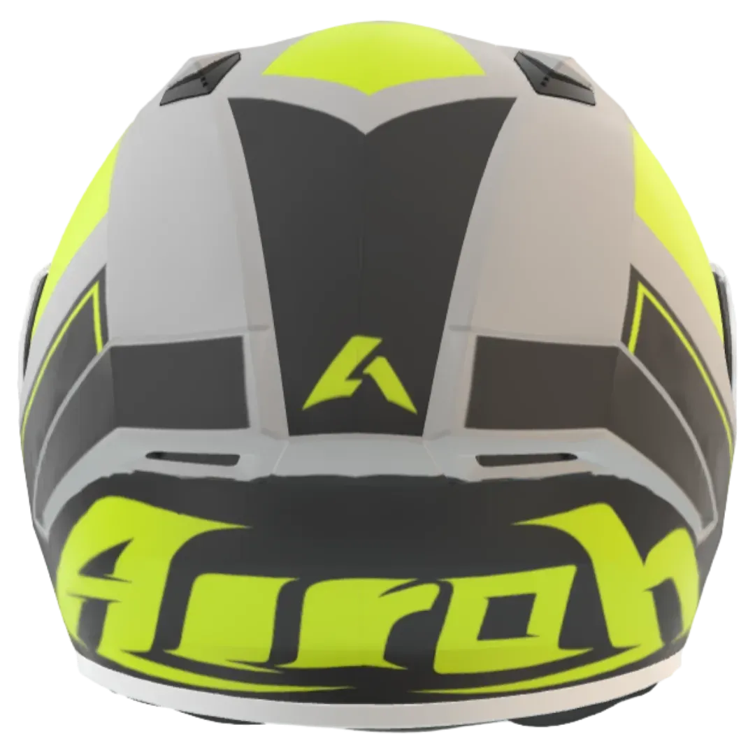 CASCO INTEGRAL AIROH VALOR WINGS YELLOW MATT