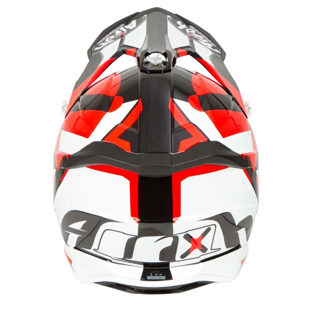 CASCO CROSS-ENDURO AIROH STRYCKER XXX RED GLOSS