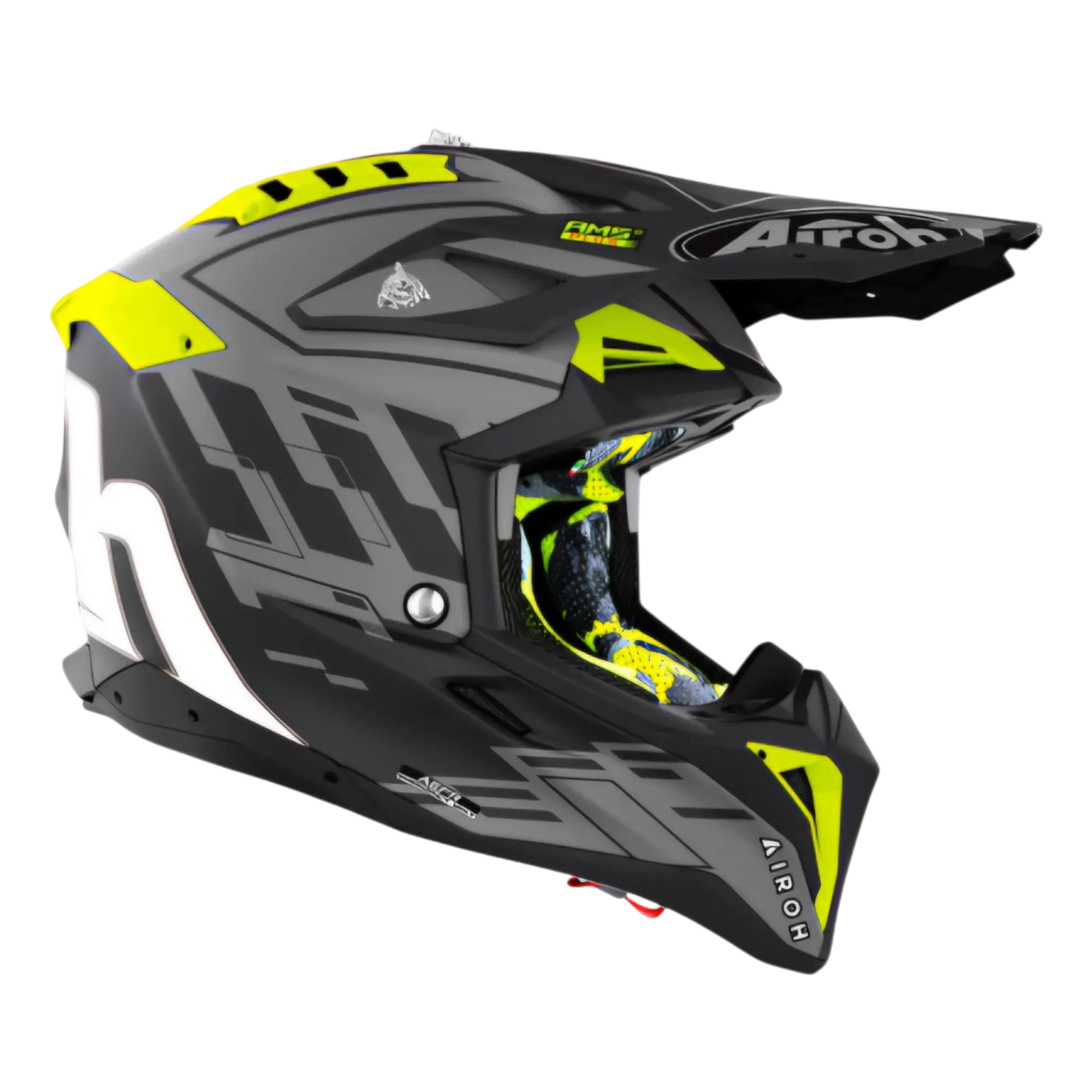 CASCO CROSS-ENDURO AIROH AVIATOR 3 RAMPAGE BLACK MATT