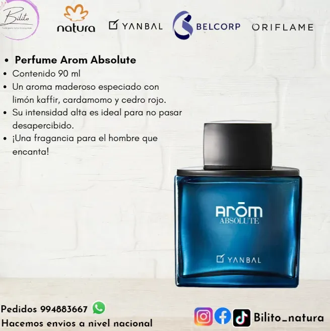 Perfume Arom Absolute en Lima