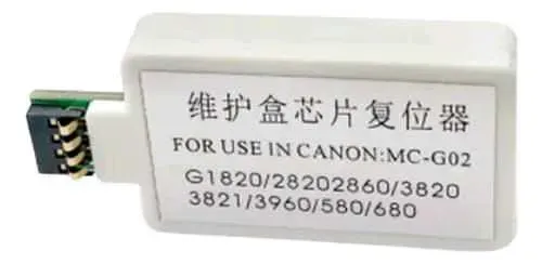 Reseteador Canon MC-G02, reiniciador de chips para Canon G2160, G3160, G1220, G2260, G3260, G3360, G1420, G2420, G2460, G3420, G3460, G3620, G1920