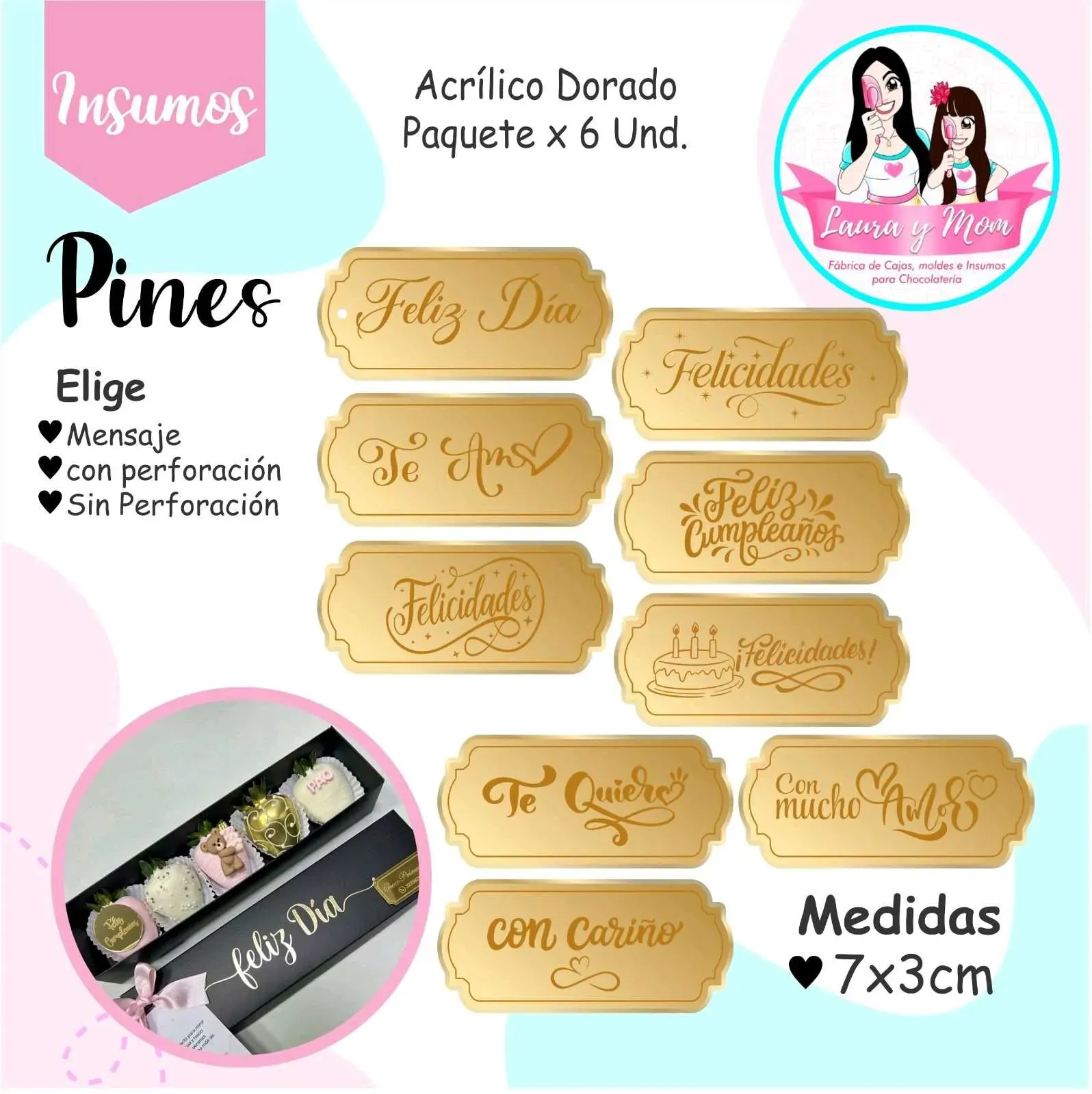 Pines 7.3cm paquetex6