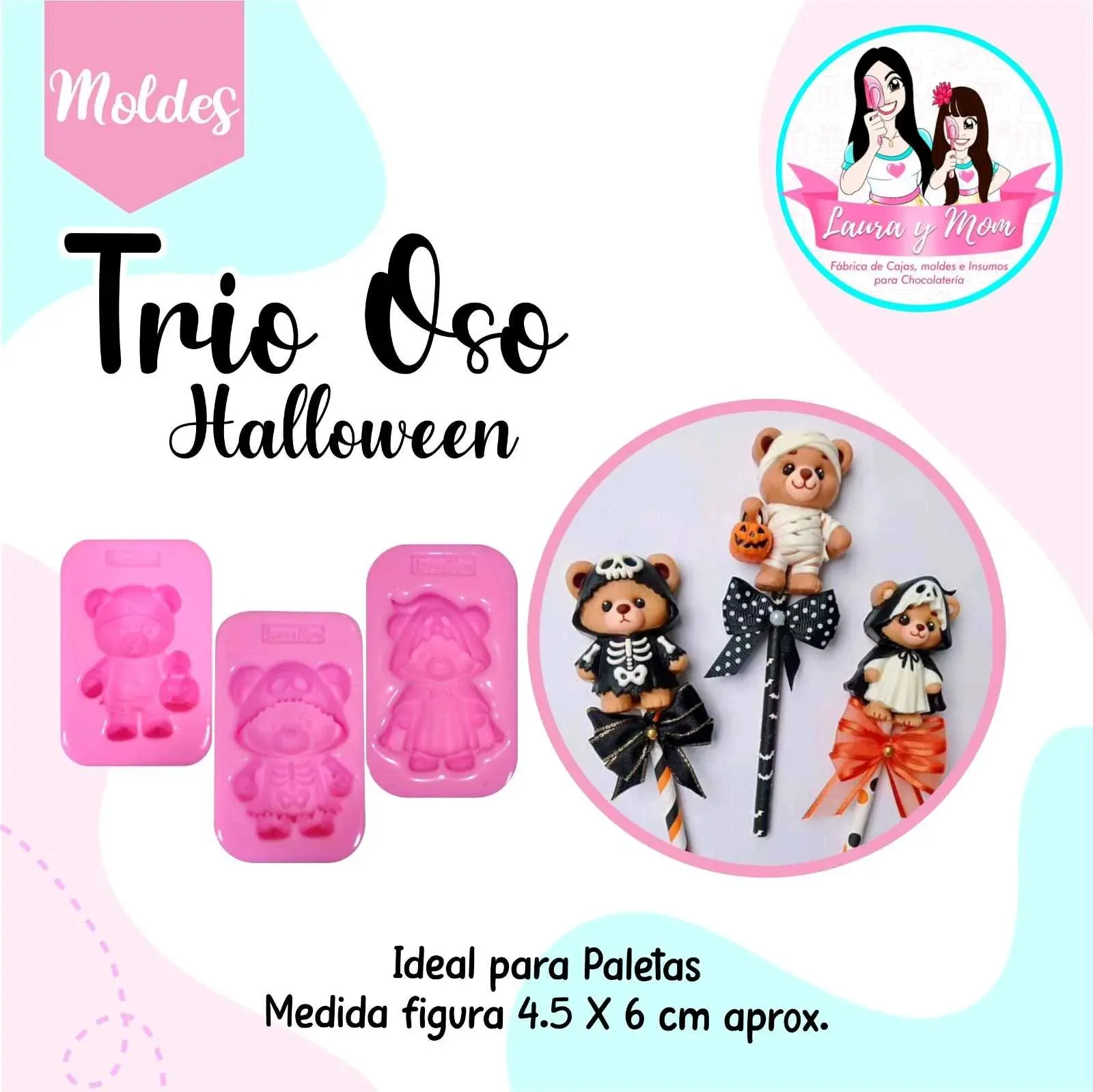 Trío Oso Halloween
