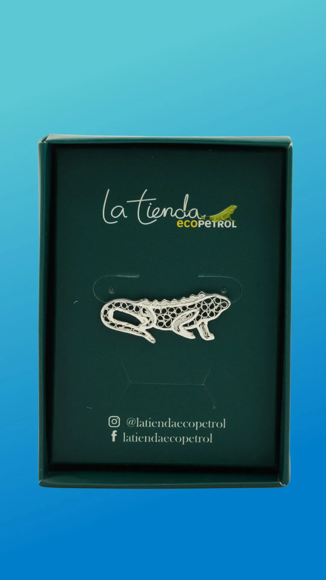 Pin en plata Filigrana