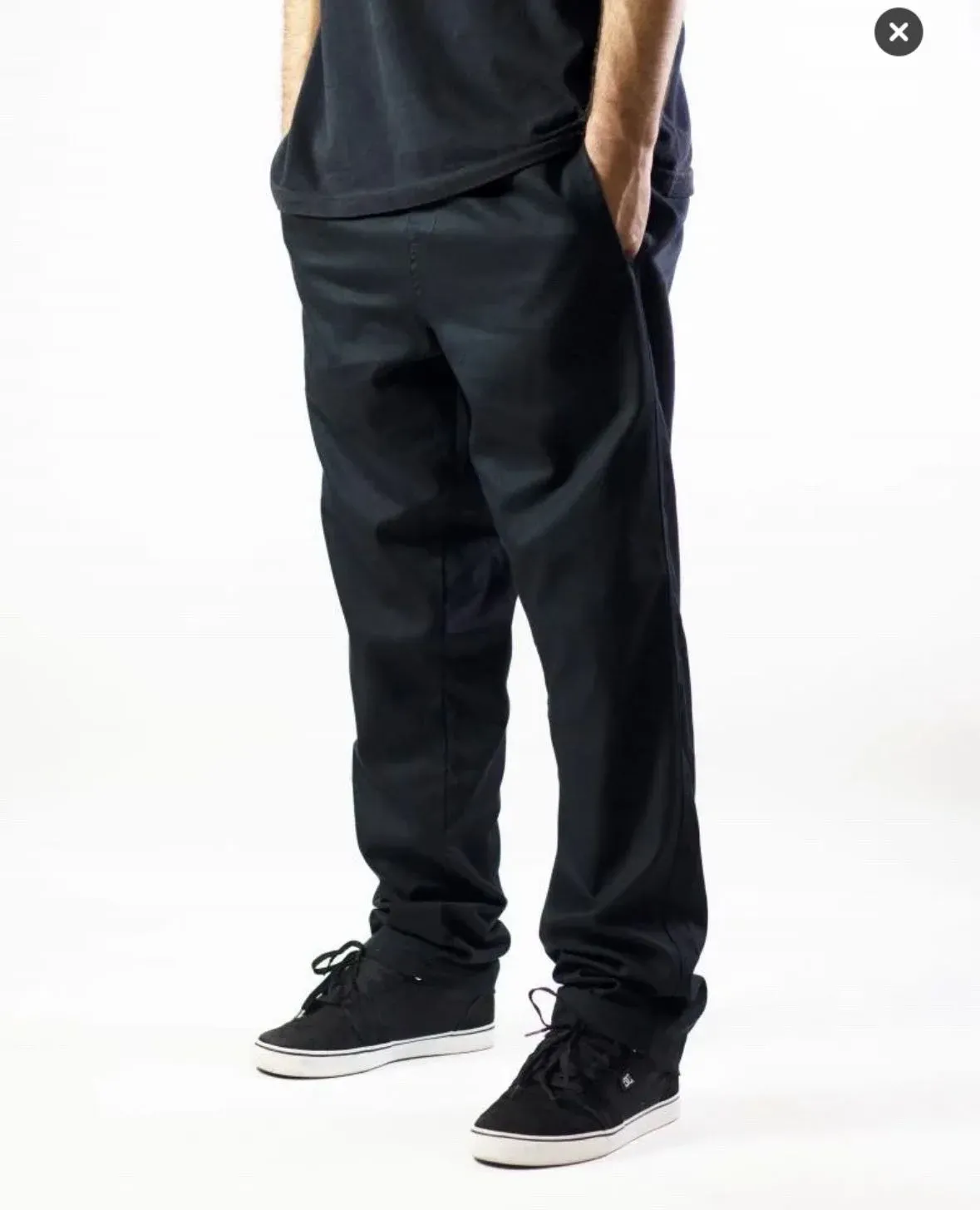 Pantalón liso negro