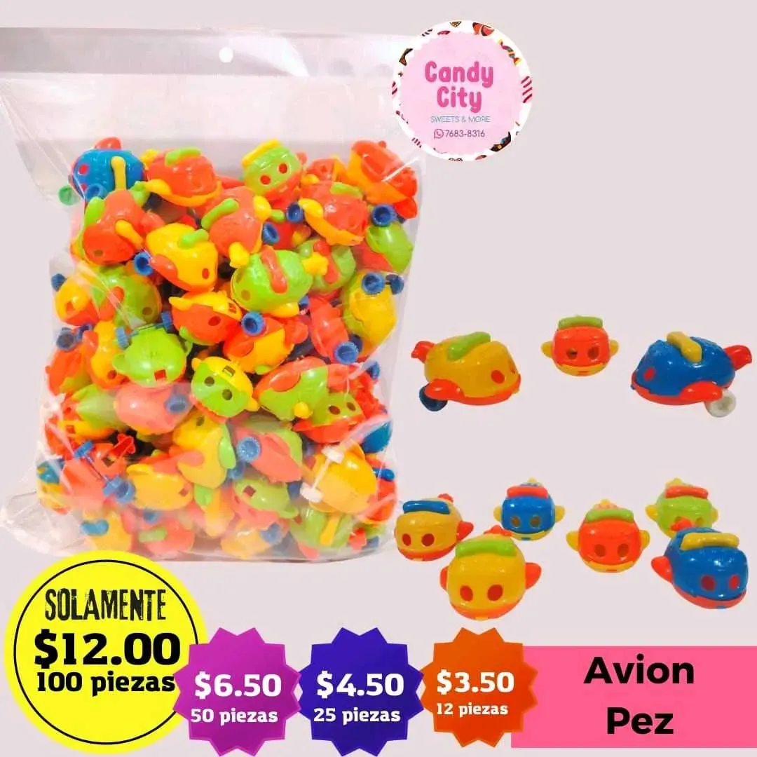 Avión Pez (100 piezas)